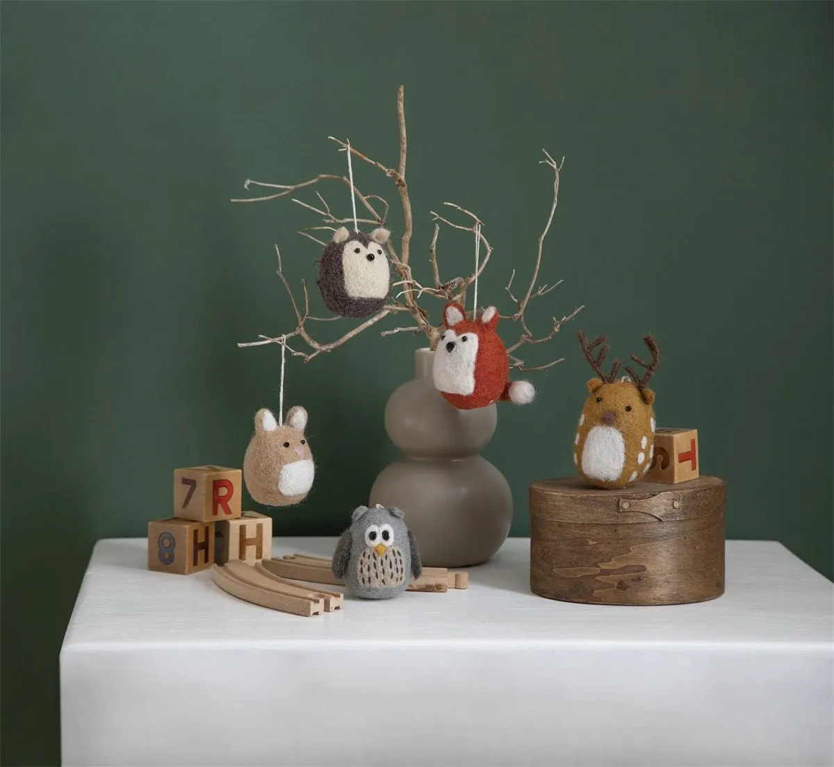 Felted Forest Animals (Set of 5) by Én Gry & Sif