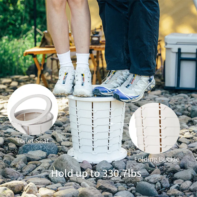 Folding Portable Retractable Adjustable Outdoor Toilet