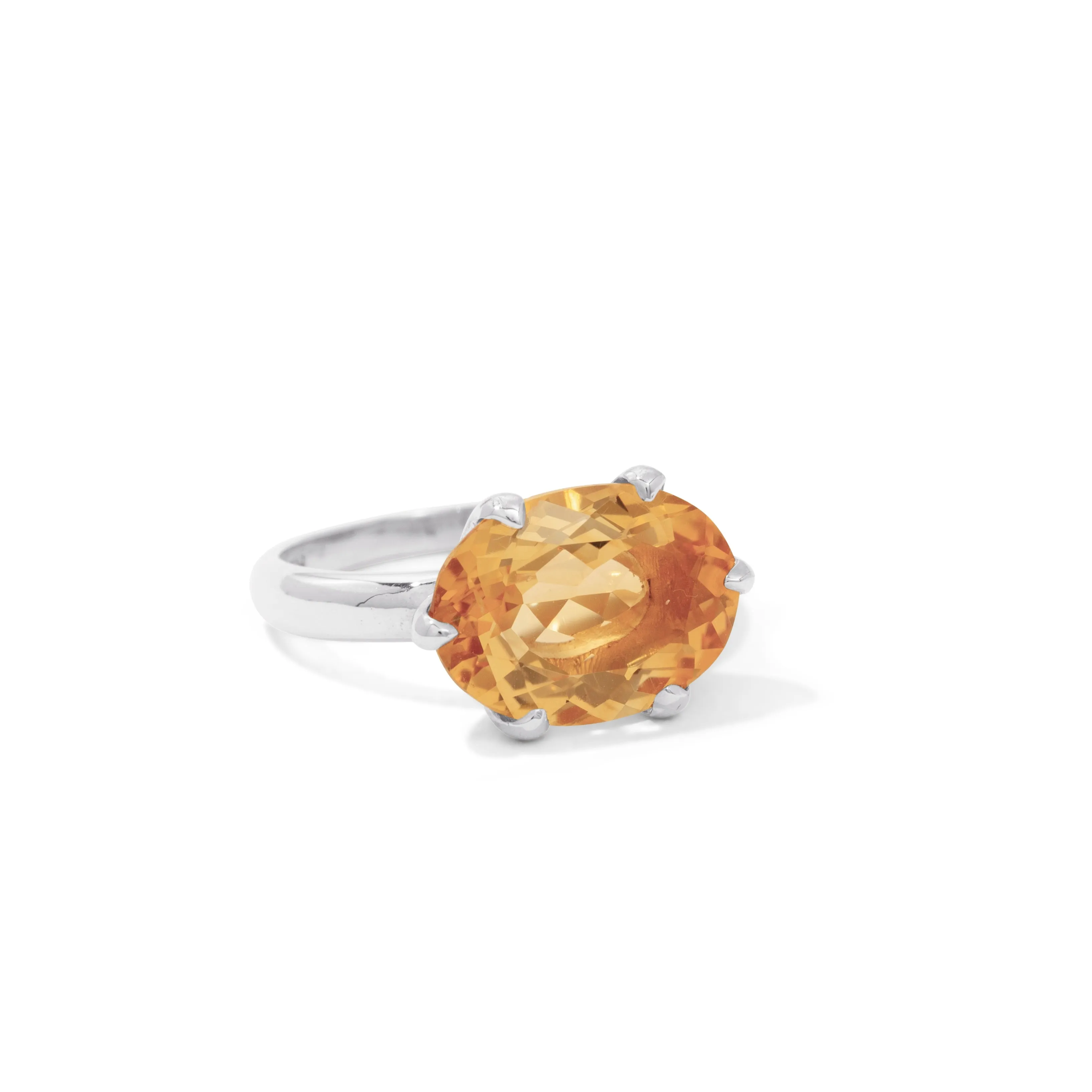 Gigi Ring, Citrine, Silver