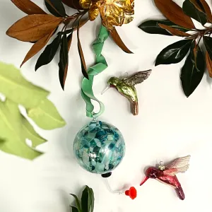 Glass Hummingbird Feeders