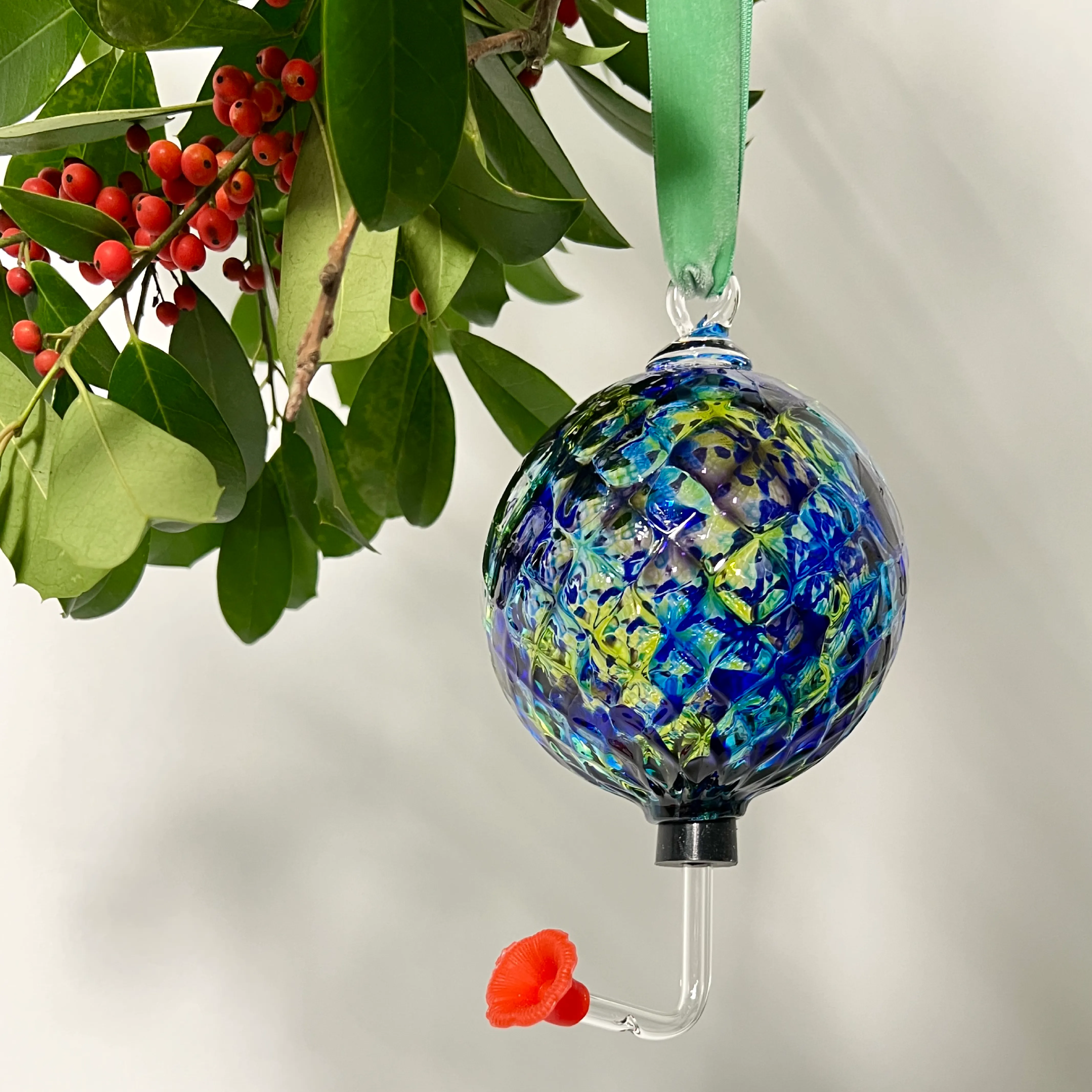 Glass Hummingbird Feeders