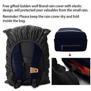 Golden Wolf GB00375 Laptop Bag (Blue)