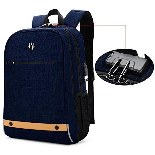 Golden Wolf GB00375 Laptop Bag (Blue)