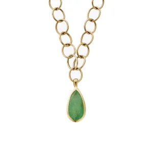 HARITA Gold Emerald Necklace