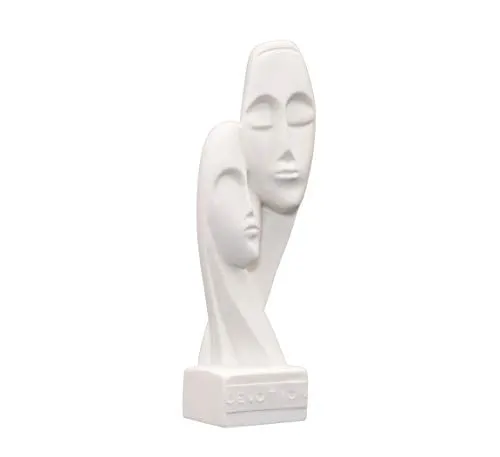 Helcee Handmade Alabaster Devotion Statue 5.12 in