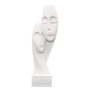 Helcee Handmade Alabaster Devotion Statue 5.12 in