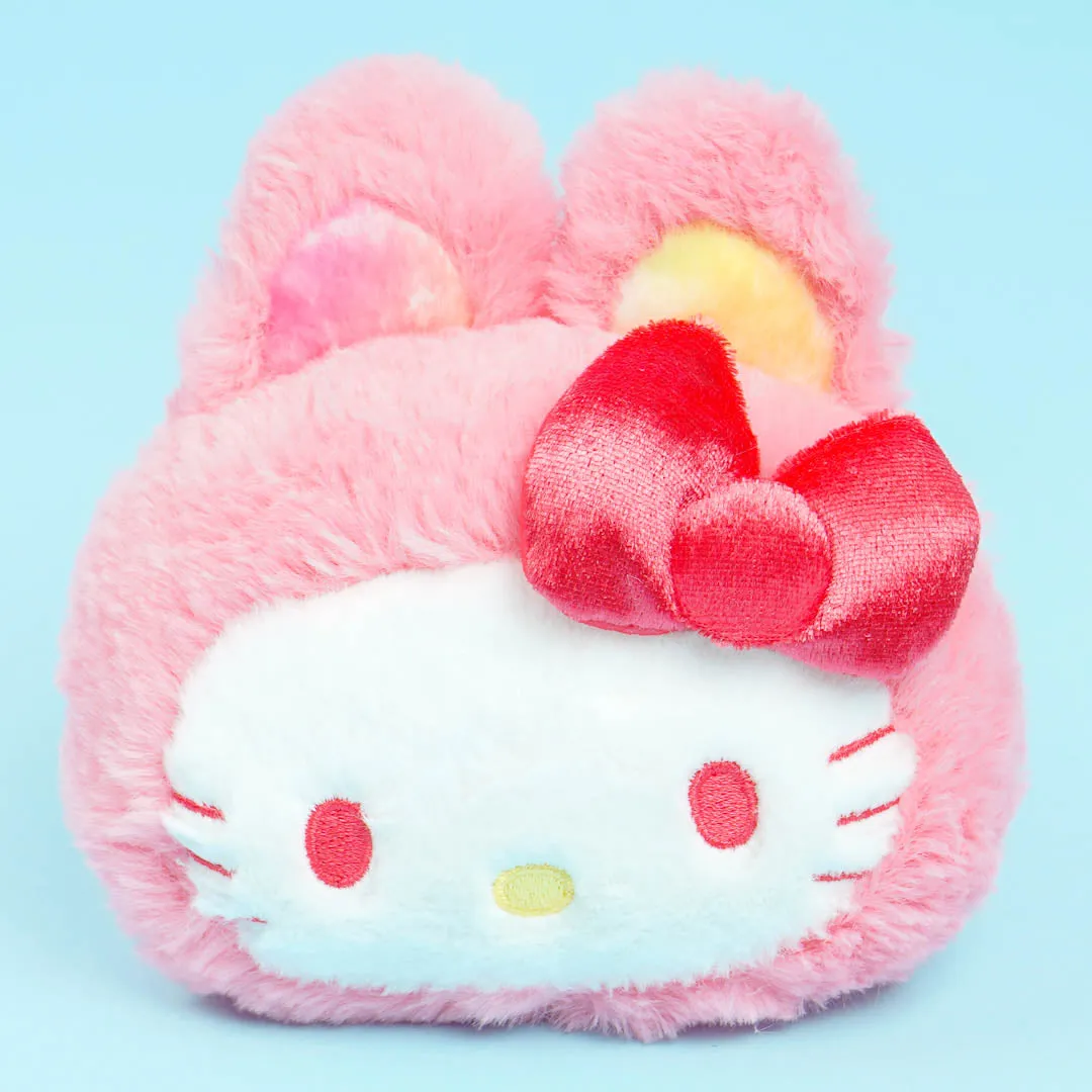 Hello Kitty Gradient Bunny Plushie Card Case & Charm - Pink