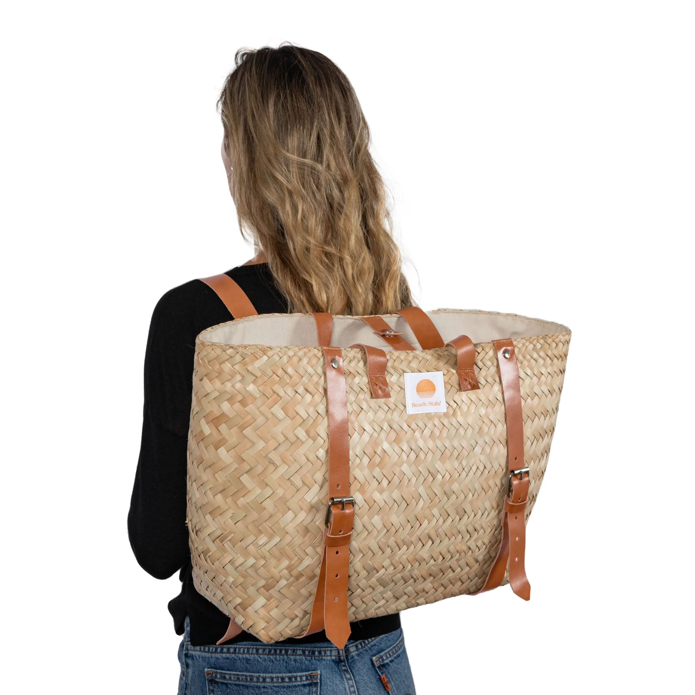 Hermosa Woven Beach Cooler Bag