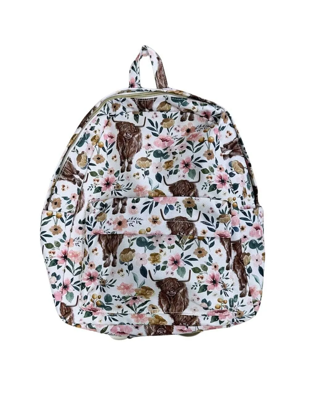 Highland Cow Kids' School Backpack