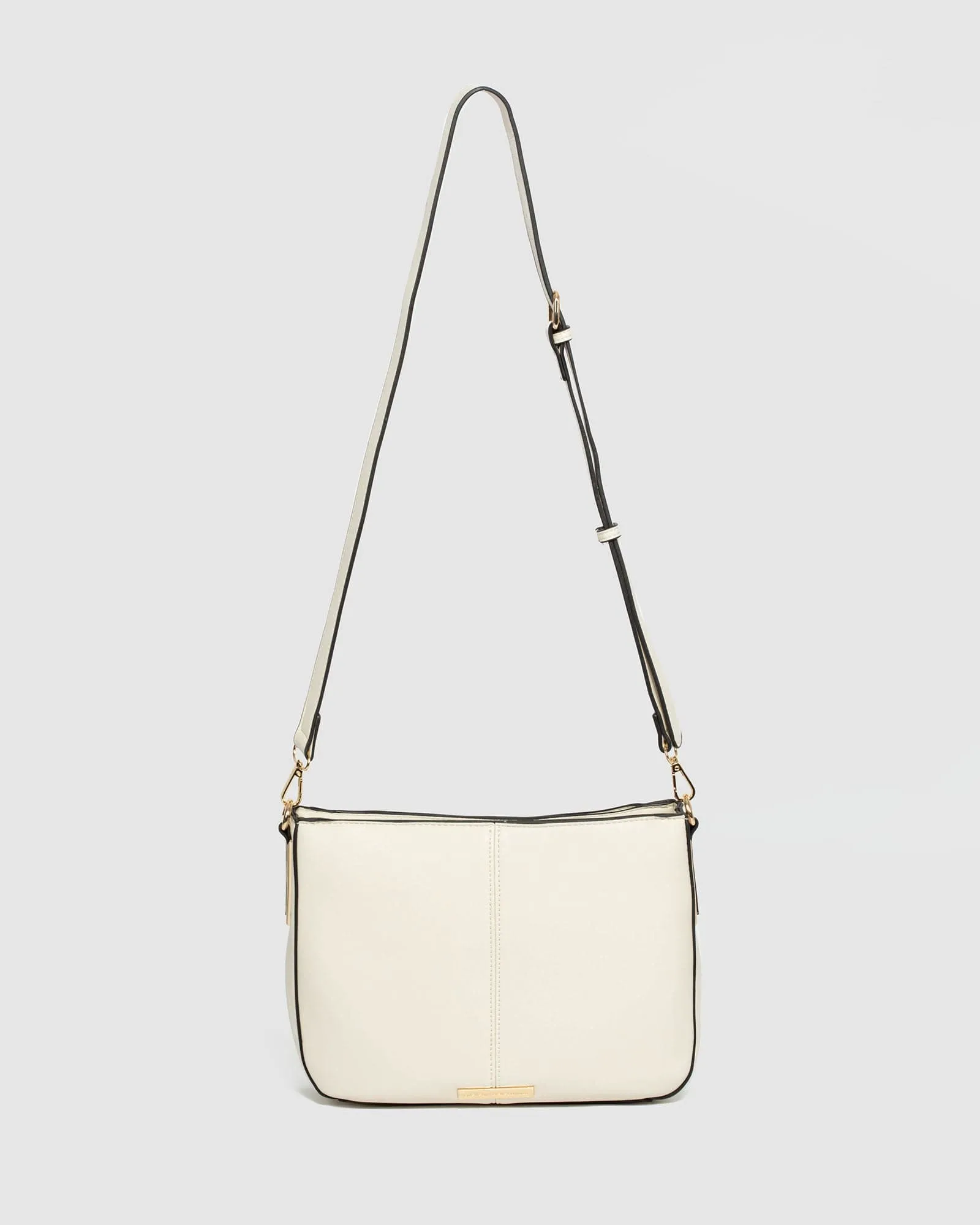 Ivory Melissa Saddle Bag