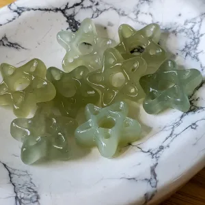 Jade Pentagram Stars