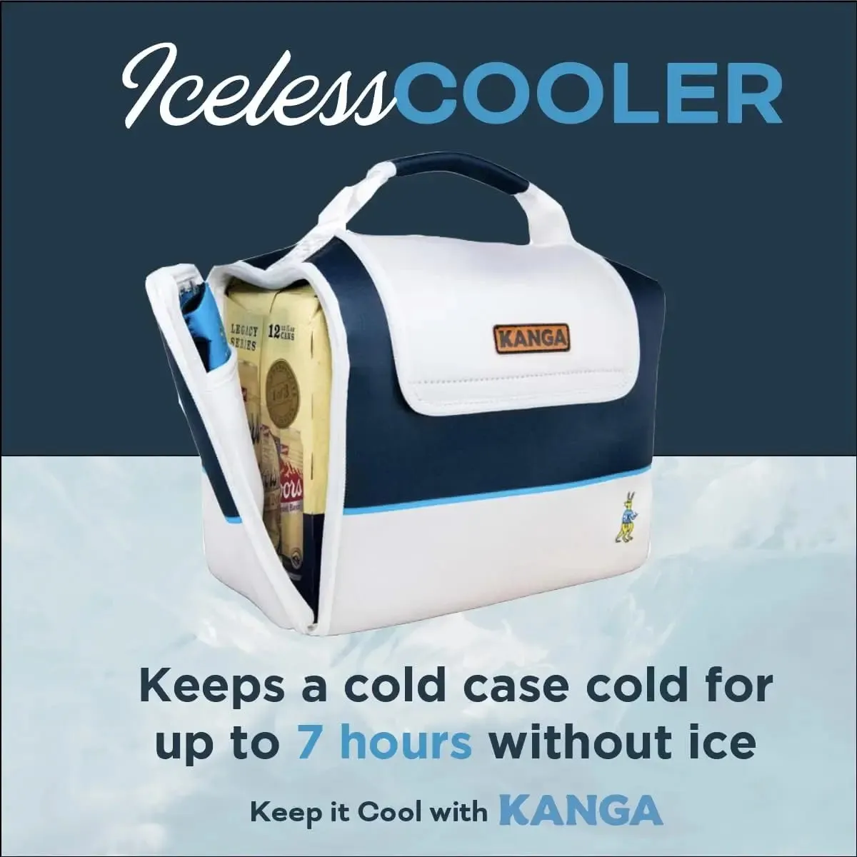 Kanga Cooler - Insulated Drink Carrier for Beer, Seltzer, and More