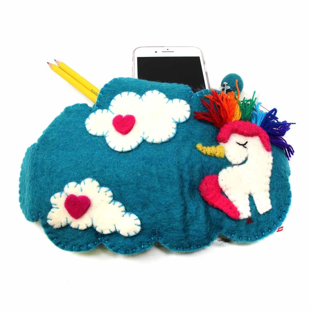 Kids' Unicorn Felt Crossbody Bag