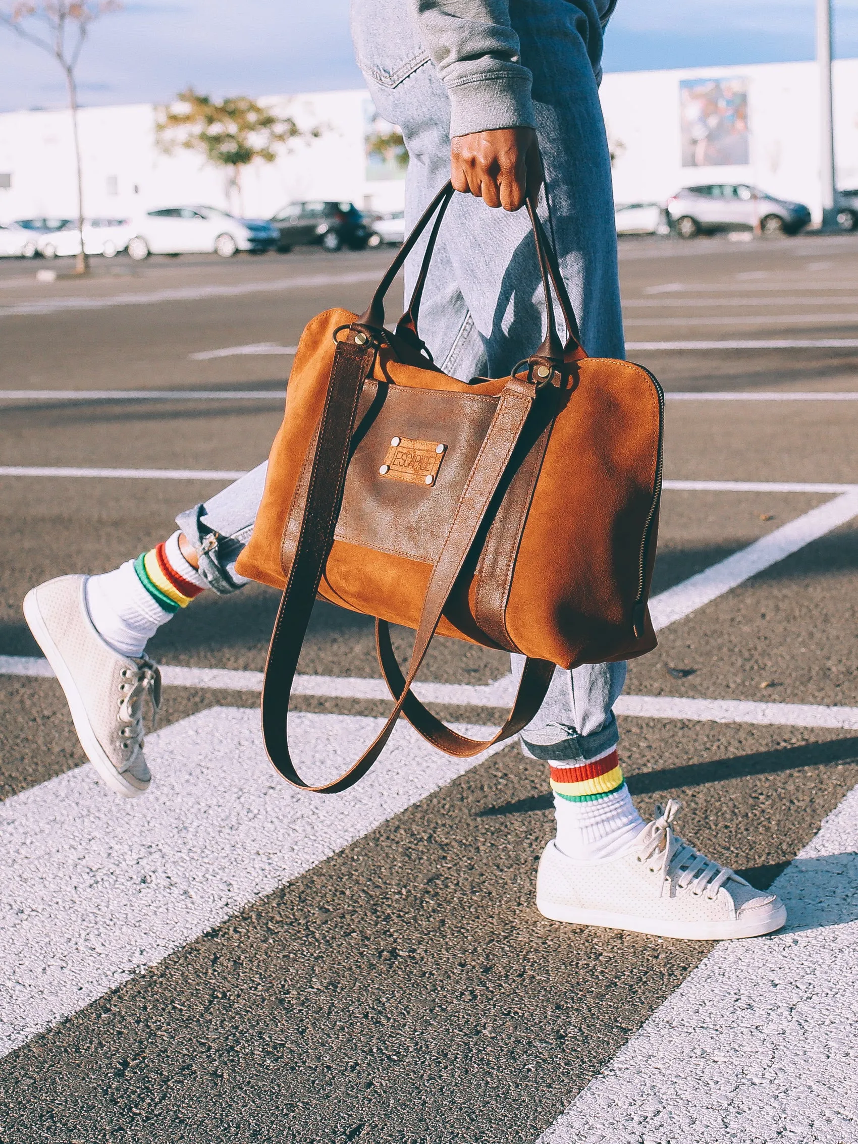 Limitless Suede Duffel Bag