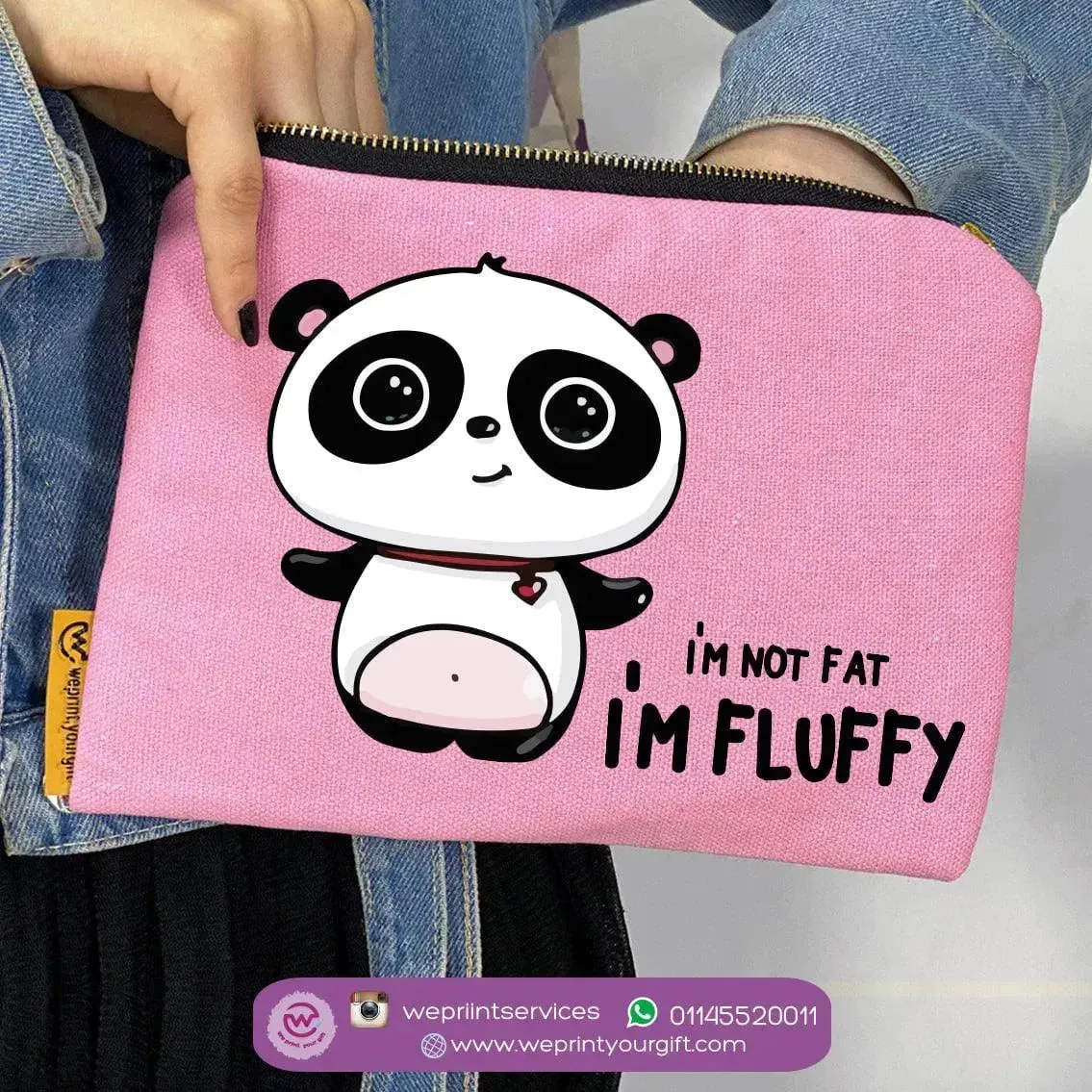 Makeup & Pencil Case-Panda