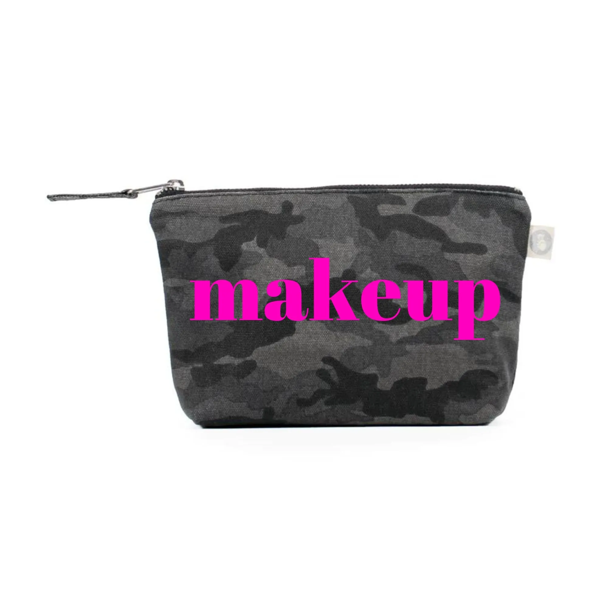 MAKEUP Makeup Bag in Black Camo  NEW!