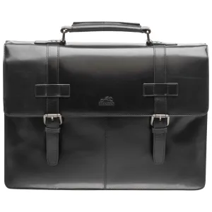 Mancini Double Compartment Briefcase for 15.6” Laptop / Tablet