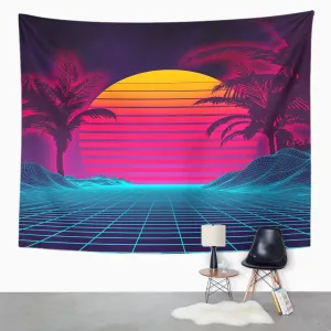 Miami Retro Tapestry