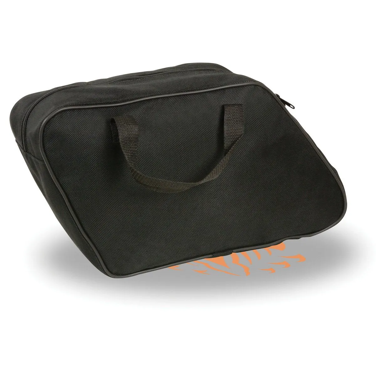 Milwaukee Leather MP8150 Black Textile Slant Saddlebags Inside Liner