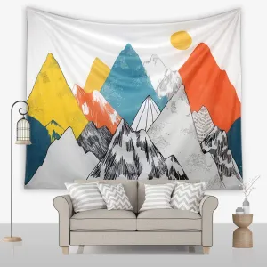 Mountain Sun Tapestry