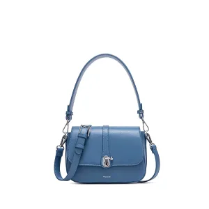 Muted Blue Athena Saddle Bag