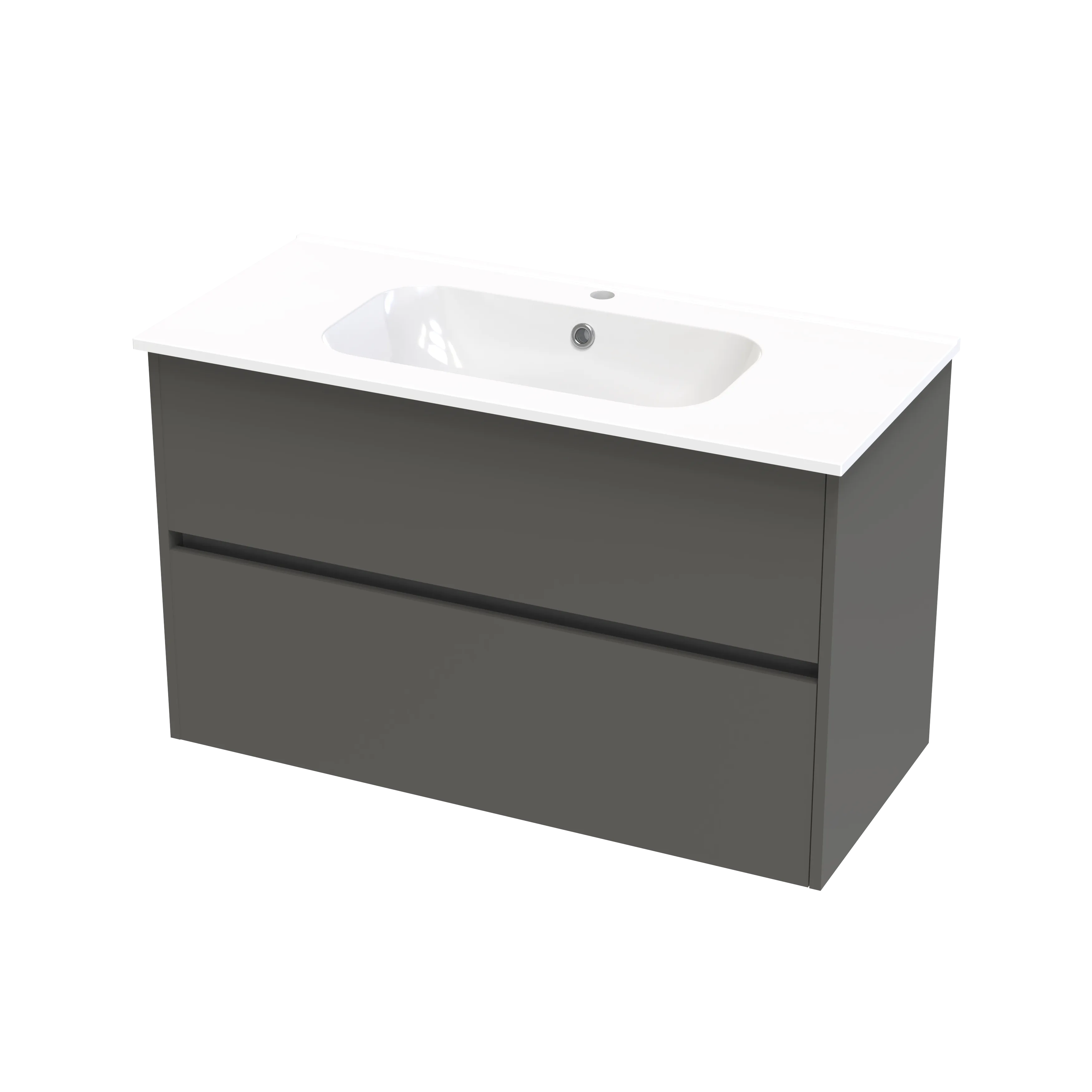 Nera Syrtari 1015 2 Drawer Wall Vanity