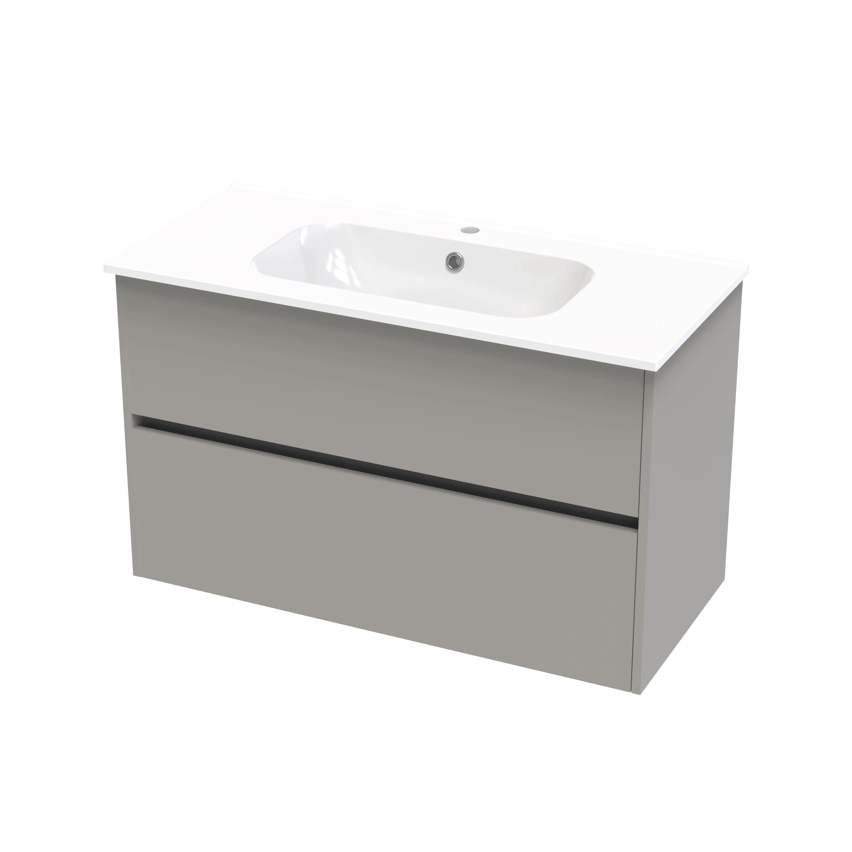 Nera Syrtari 1015 2 Drawer Wall Vanity