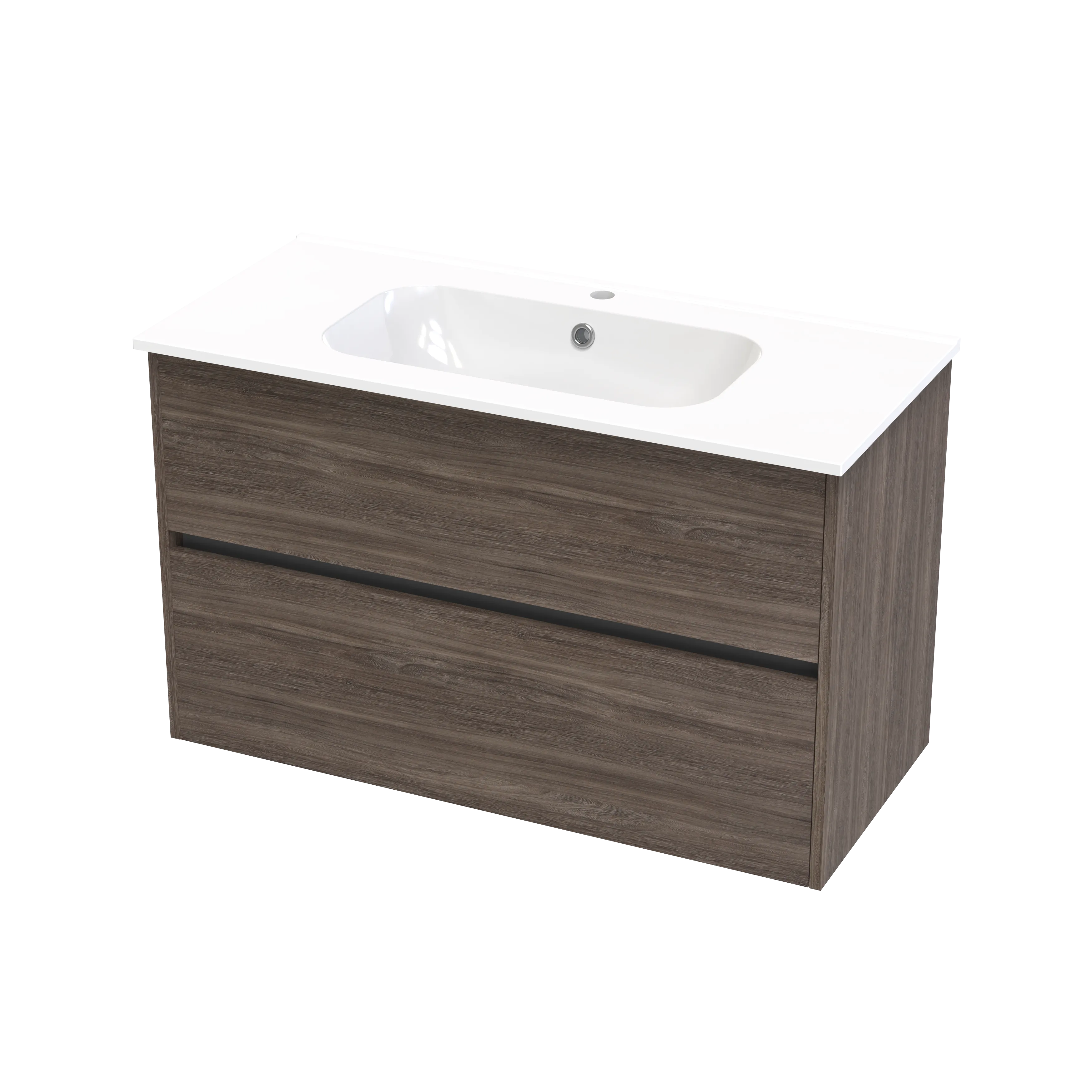 Nera Syrtari 1015 2 Drawer Wall Vanity