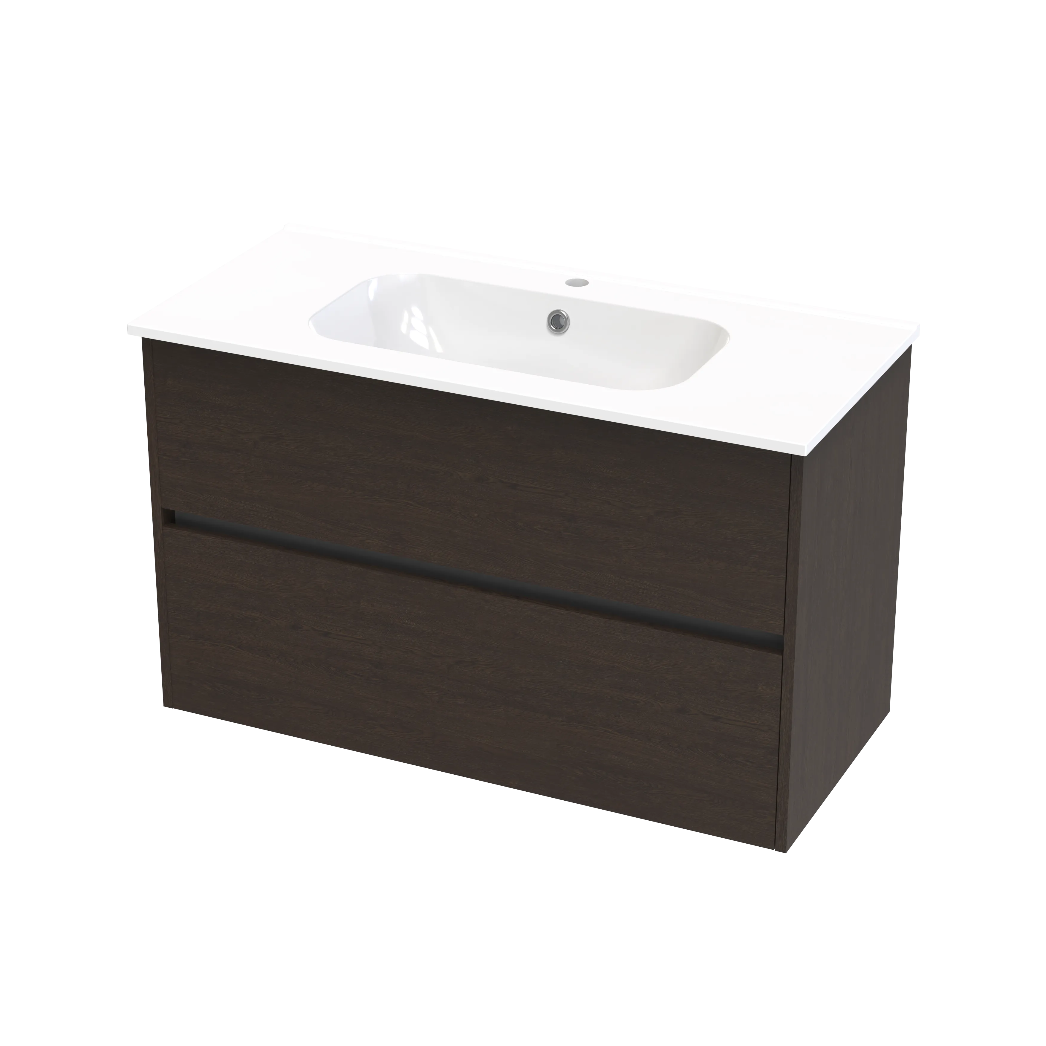 Nera Syrtari 1015 2 Drawer Wall Vanity