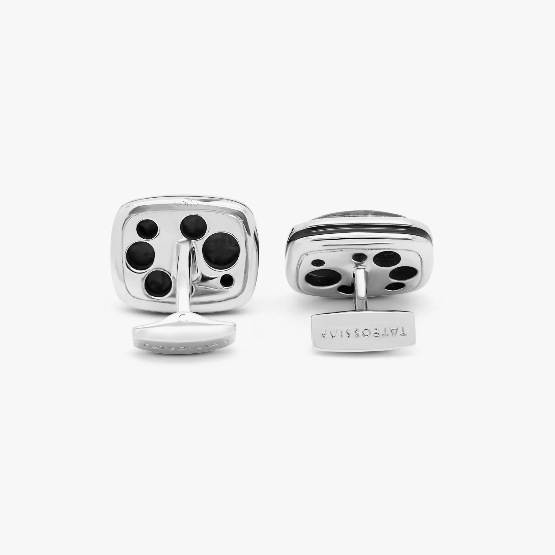 Oolite Marble Cufflinks In Sterling Silver (Limited Edition)