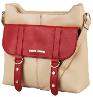 Pierre Cardin Camilla Classic Crossbody Bag | Tan