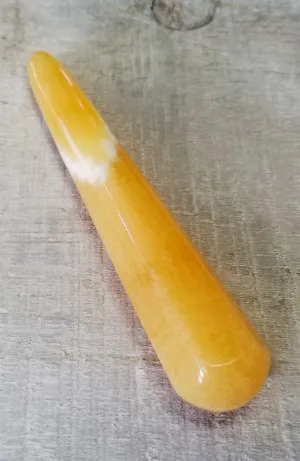 Polished Gemstones - Orange Calcite Wand 1