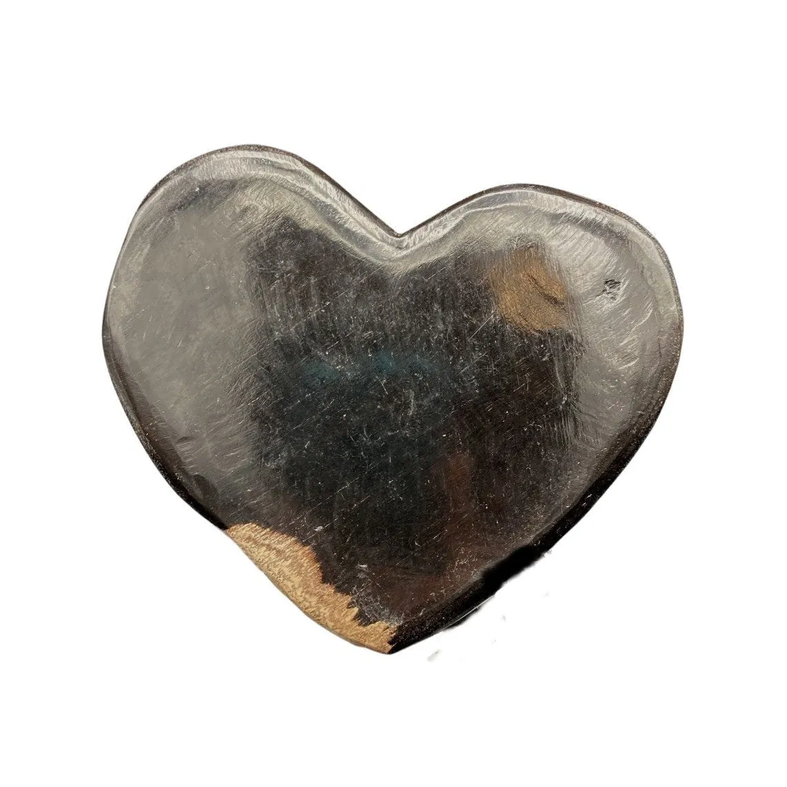 Polished Wood Heart Specimen Home Decor