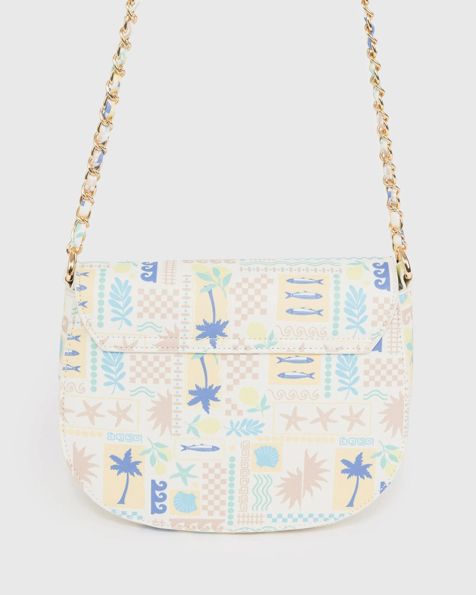 Print Sadie Saddle Bag