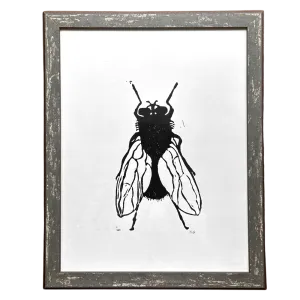 "Fly" in an Hand Painted Custom Frame