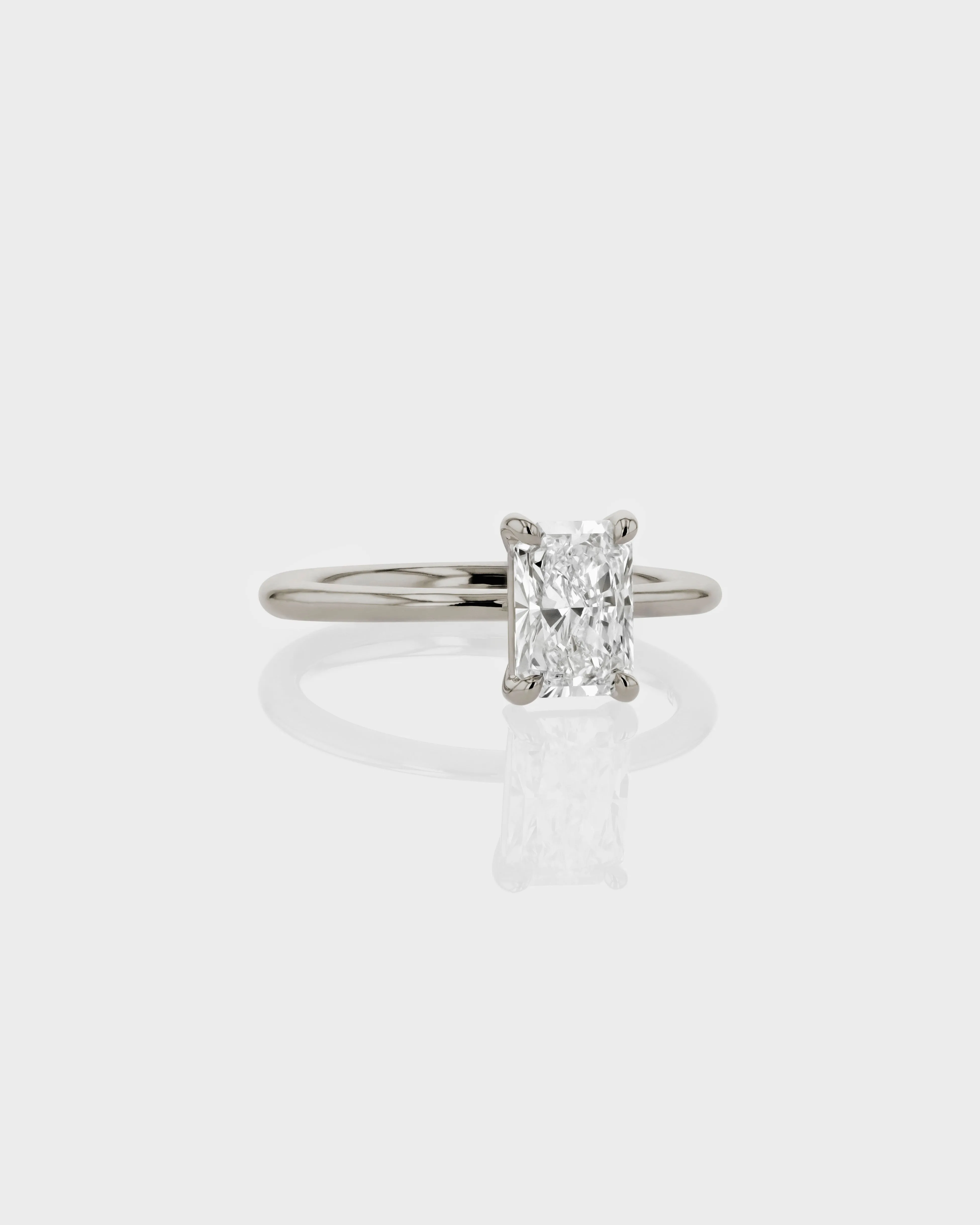 Radiant 0.70ct Engagement Ring