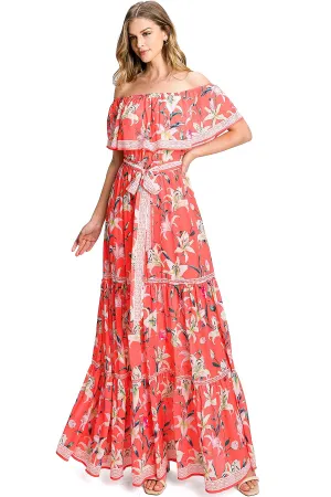 Radiant Lily Maxi Dress