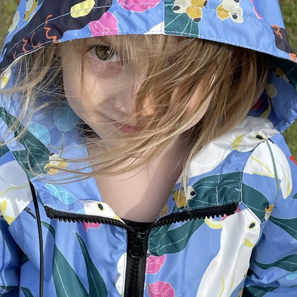 Raincoat: Cockatoos and Flora Kids