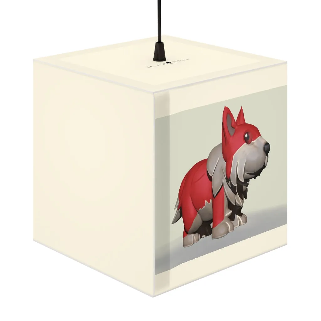 Red Dog Personalized Lamp