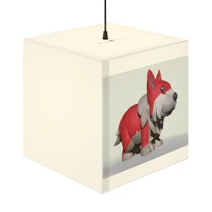 Red Dog Personalized Lamp