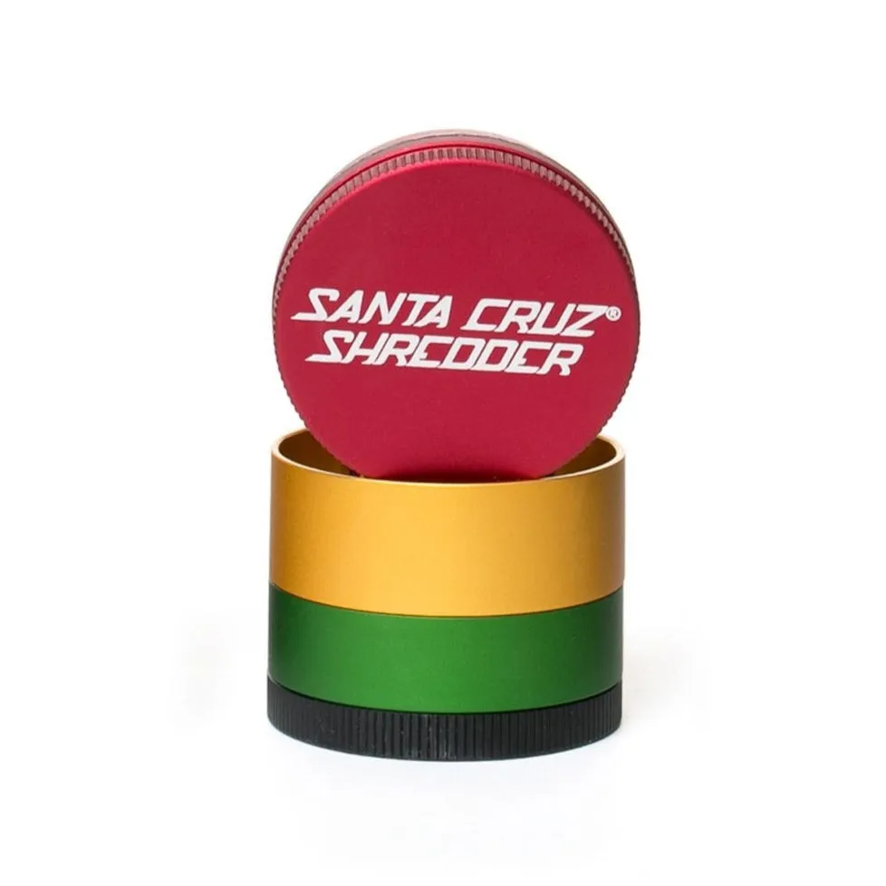 Santa Cruz Shredder - Metal Grinder 4pc Small Rasta