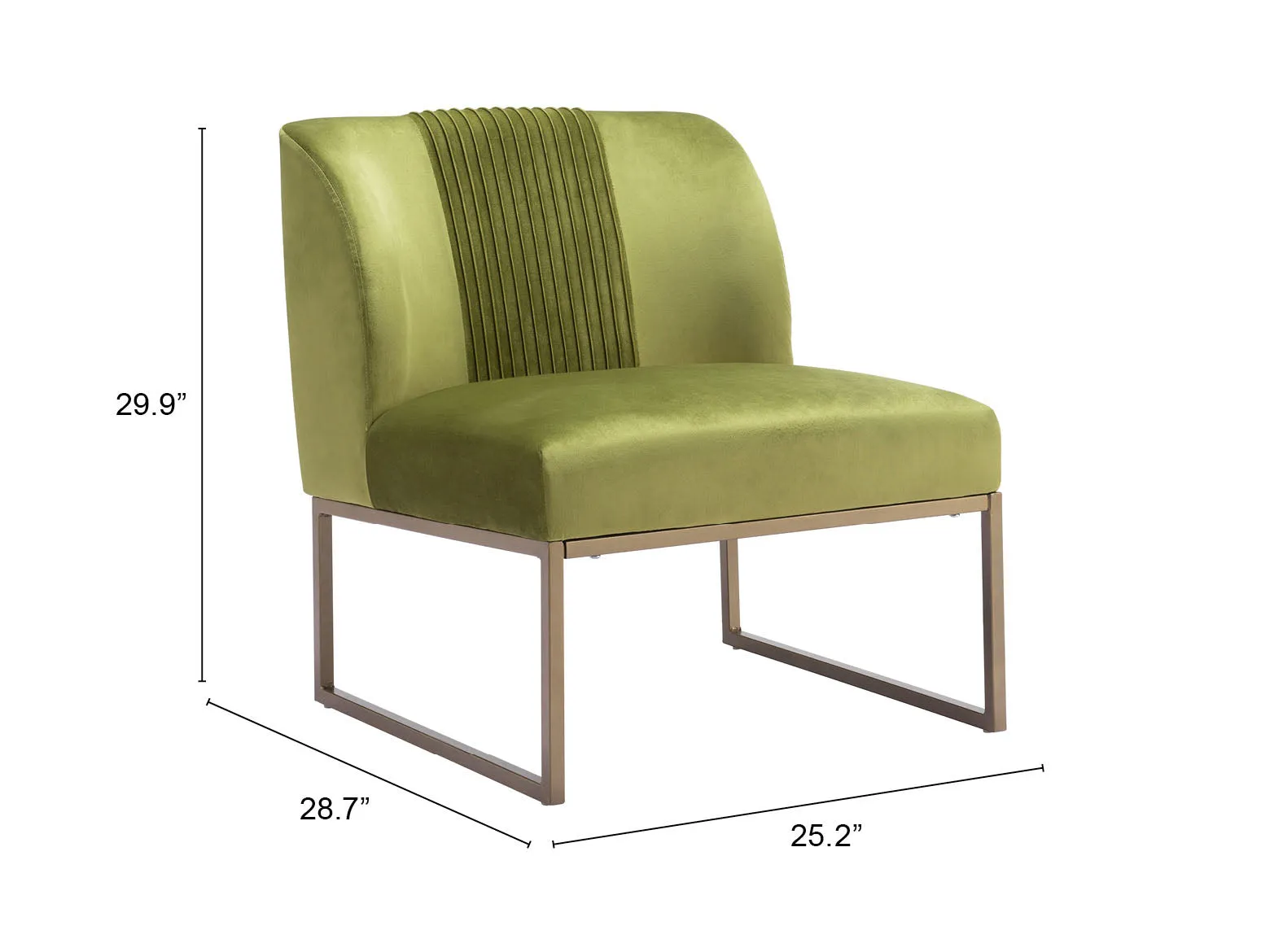 Sante Fe Accent Chair Olive Green