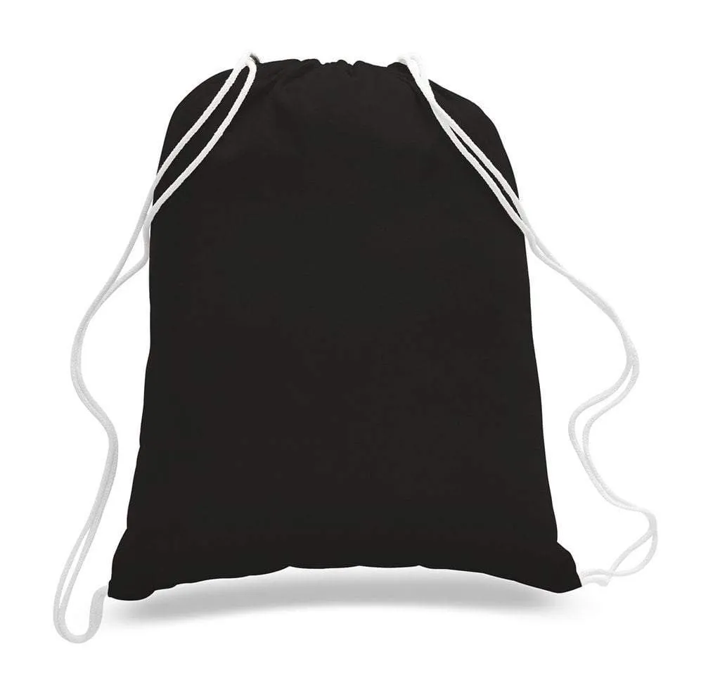 SET OF ( 12 ) DRAWSTRING BACKPACK 100% COTTON SHEETING