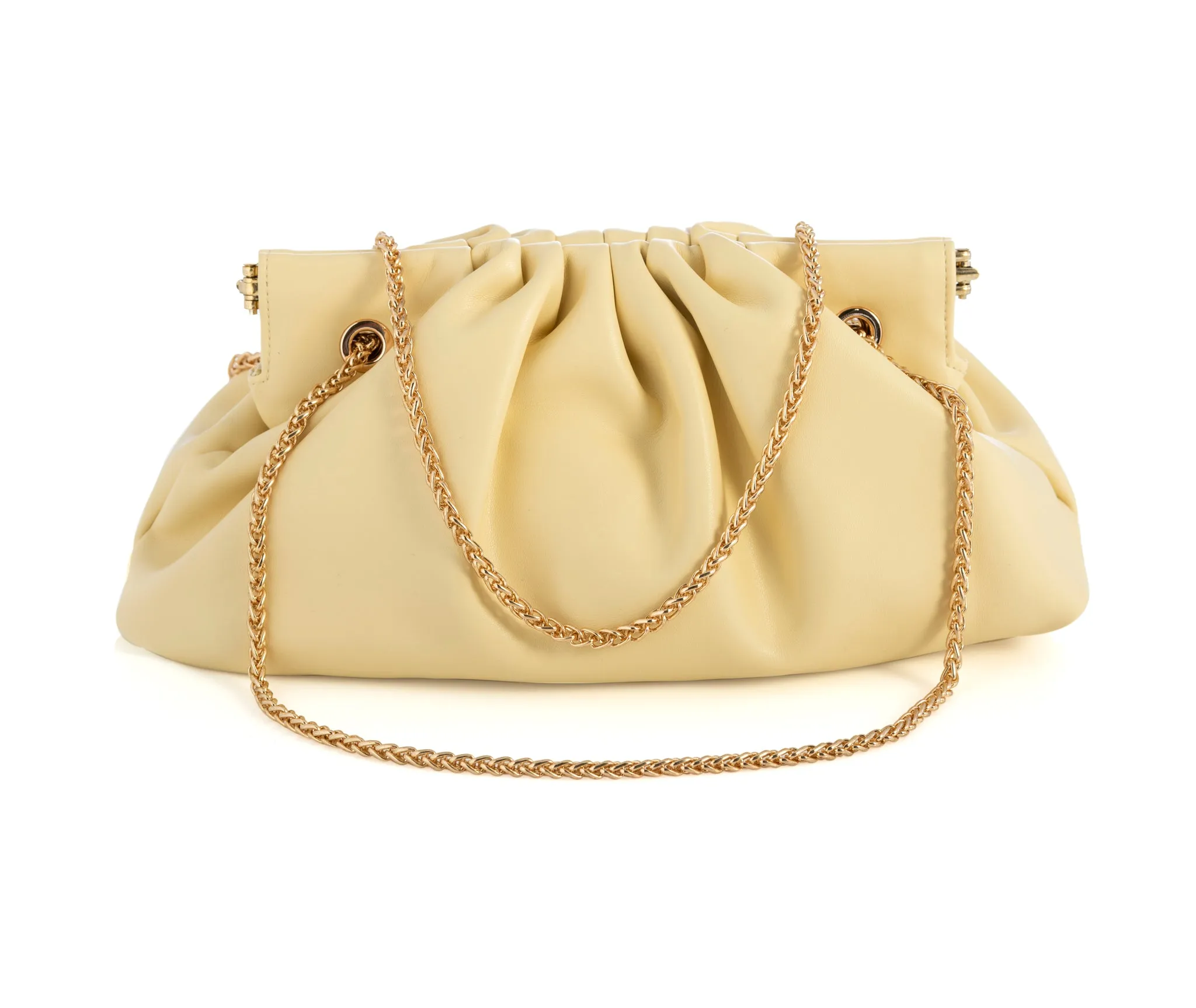 Shiraleah Elliot Shoulder Bag Clutch, Butter