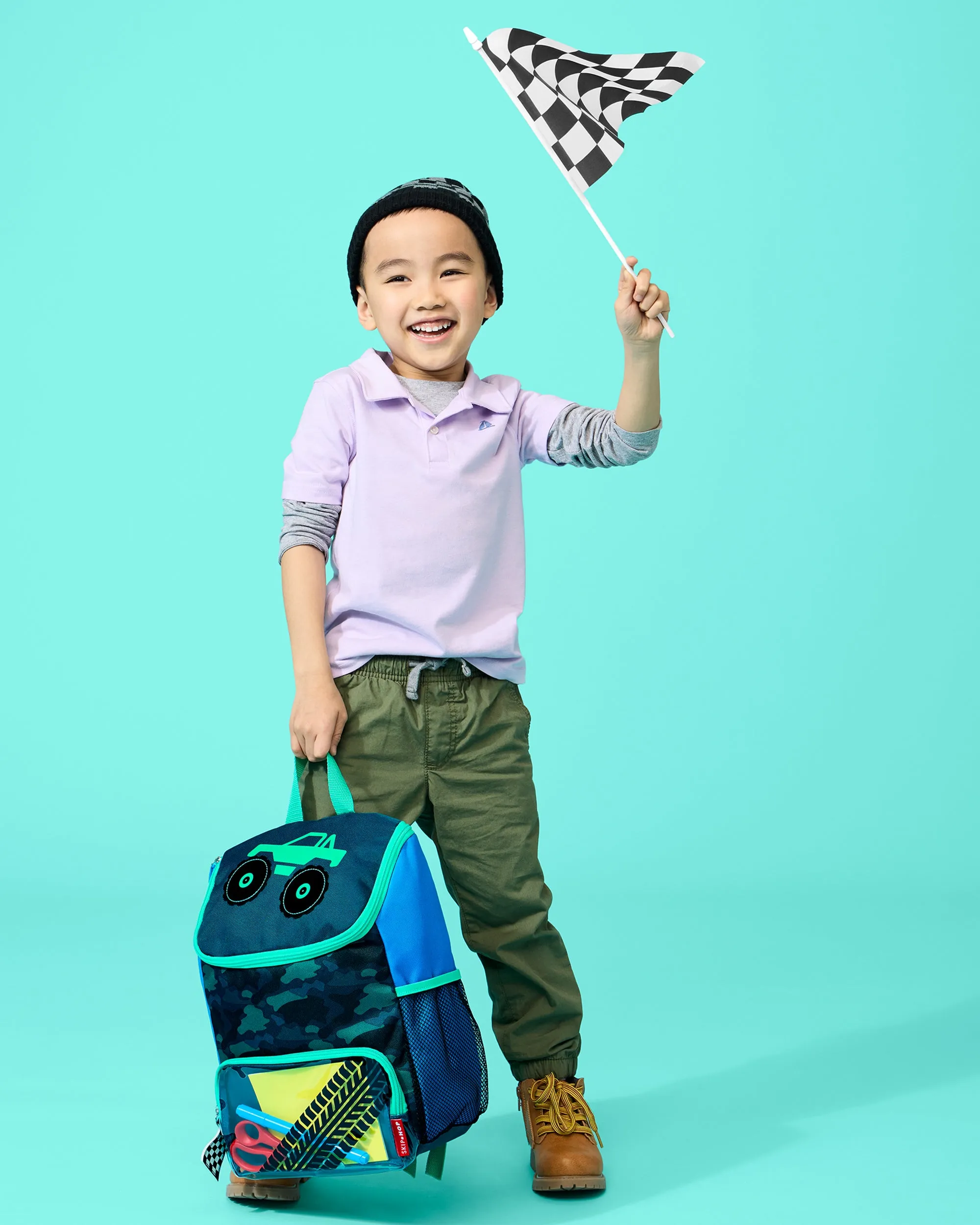 Skip Hop Spark Style Big Kid Backpack - Truck