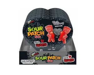 Sour Patch Kids Black Raspberries Hearts Soft Candy