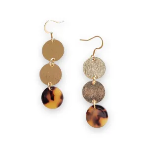 Spiffy & Splendid Evelyn Earrings in Tortoise