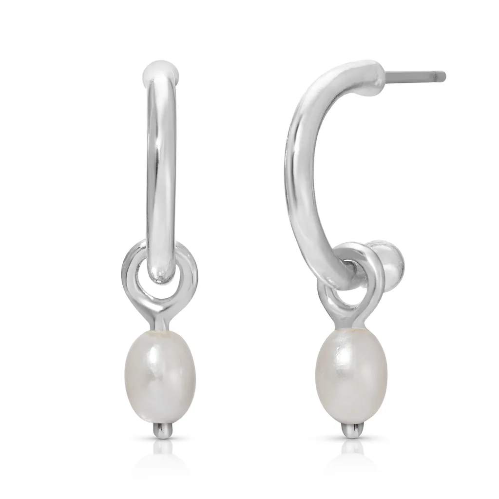 Splendid Drop Hoop Earrings - Single Set