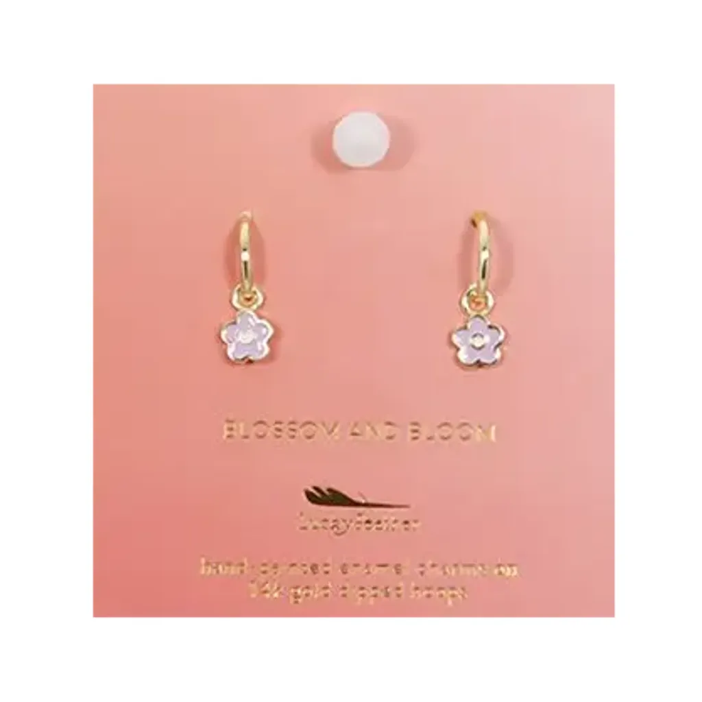 Splendid Drop Hoop Earrings - Single Set