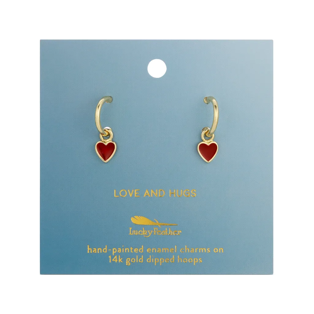 Splendid Drop Hoop Earrings - Single Set